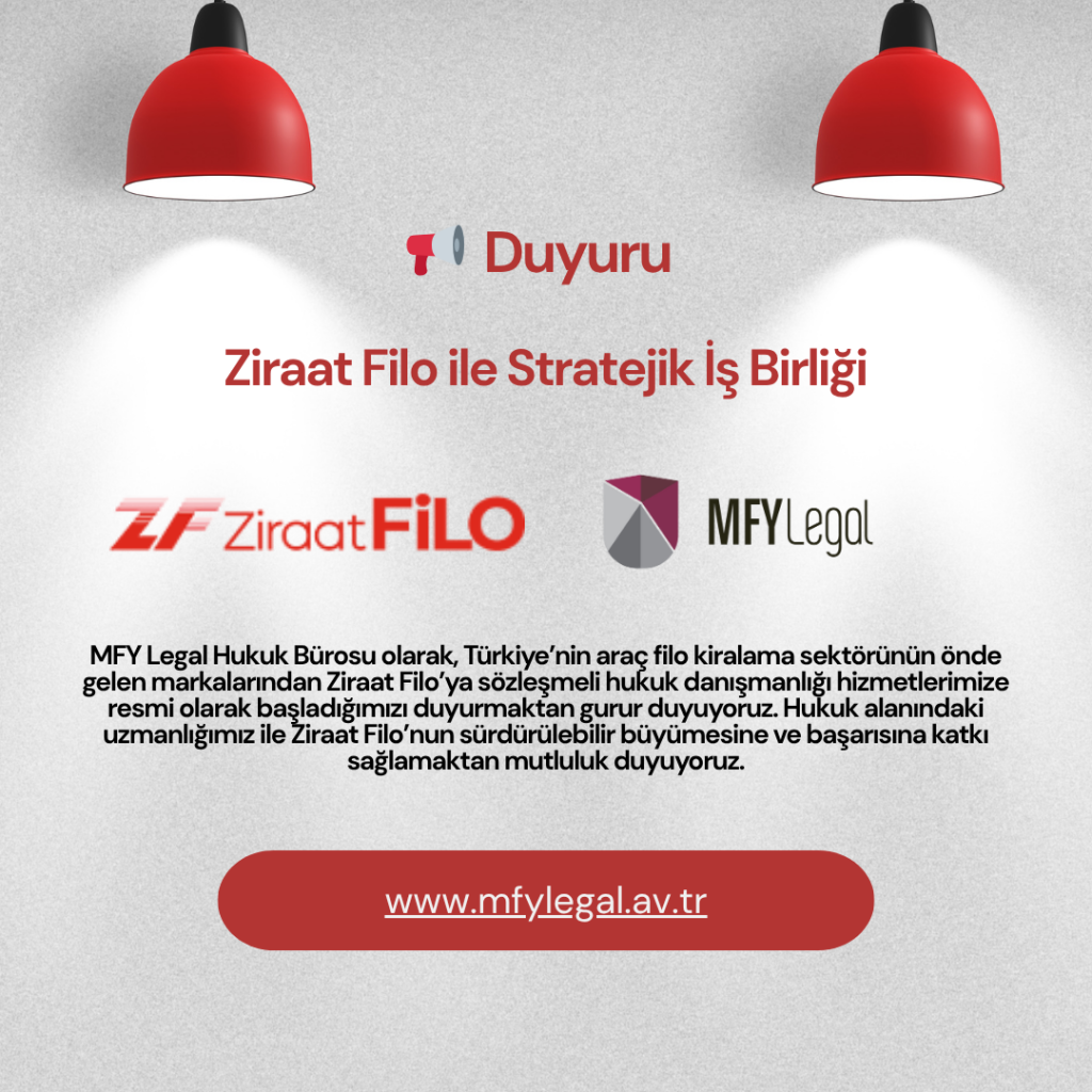 MFY Legal, Ziraat Filo ile Stratejik Hukuki İş Birliğine Başladı